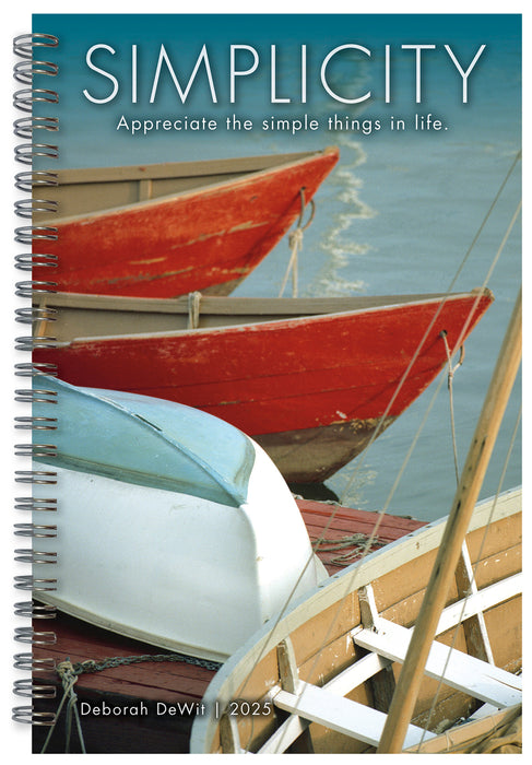 2025 Simplicity: Inspirations for a Simpler Life by Deborah DeWit Classic Engagement Diary
