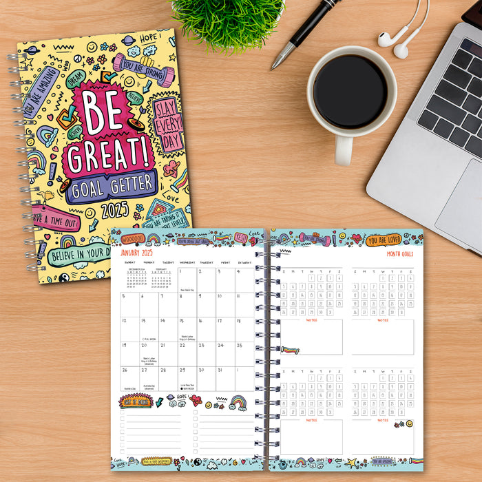 2025 Goal Getter: Be Great! Goal Getter Engagement Diary