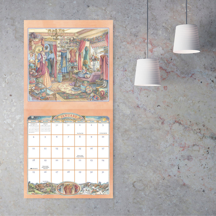 The Cobblestone Way — Kim Jacobs 2026 Square Wall Calendar