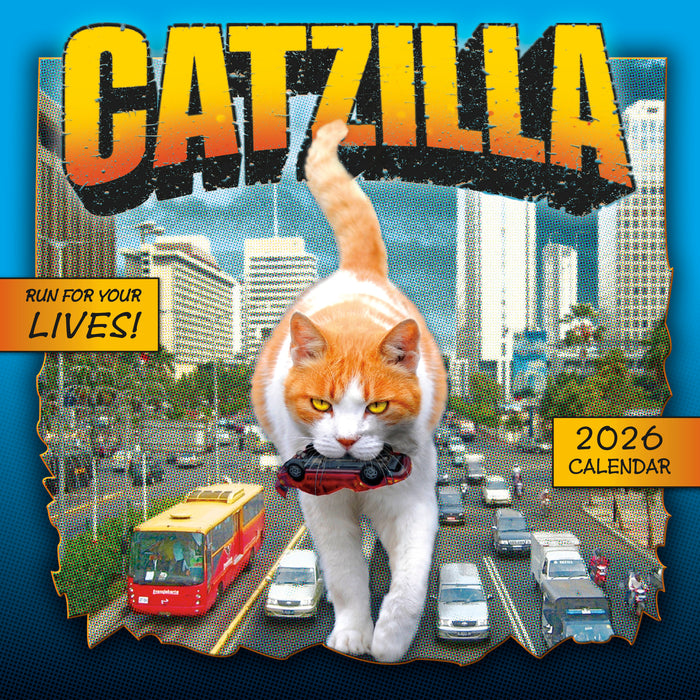 Catzilla 2026 Mini Wall Calendar