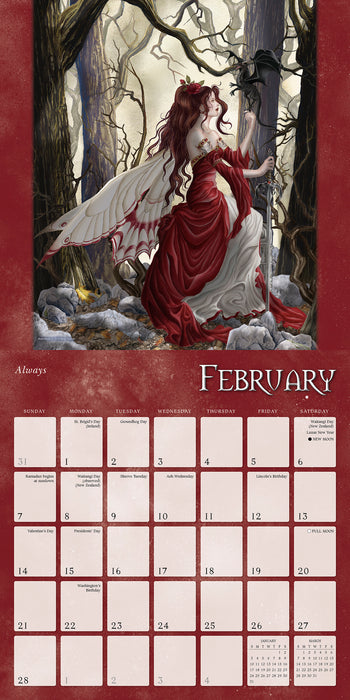 Dragon Witches The Art of Nene 2027 Square Wall Calendar