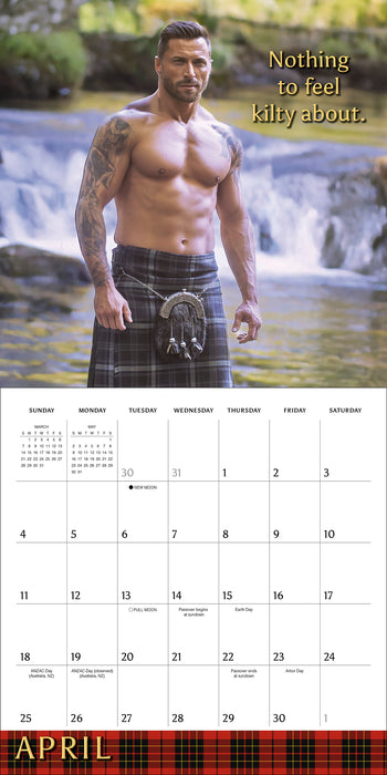 Kilty Pleasures 2027 Square Wall Calendar
