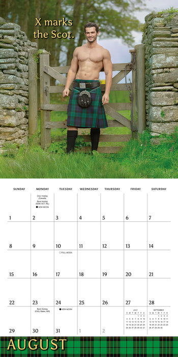 Kilty Pleasures 2027 Square Wall Calendar