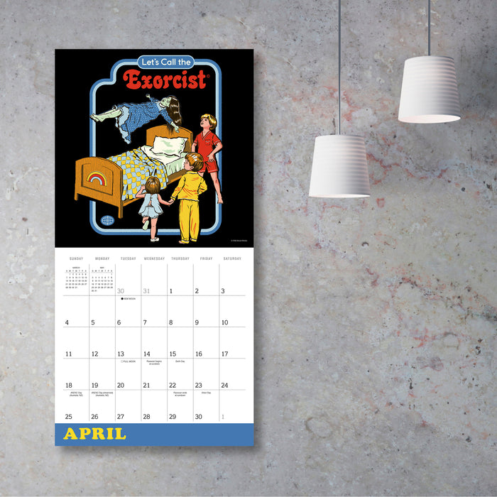 Twisted Nostalgia Life Lessons 2027 Square Wall Calendar