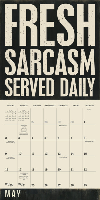 Words to Live By 2027 Square Wall Calendar