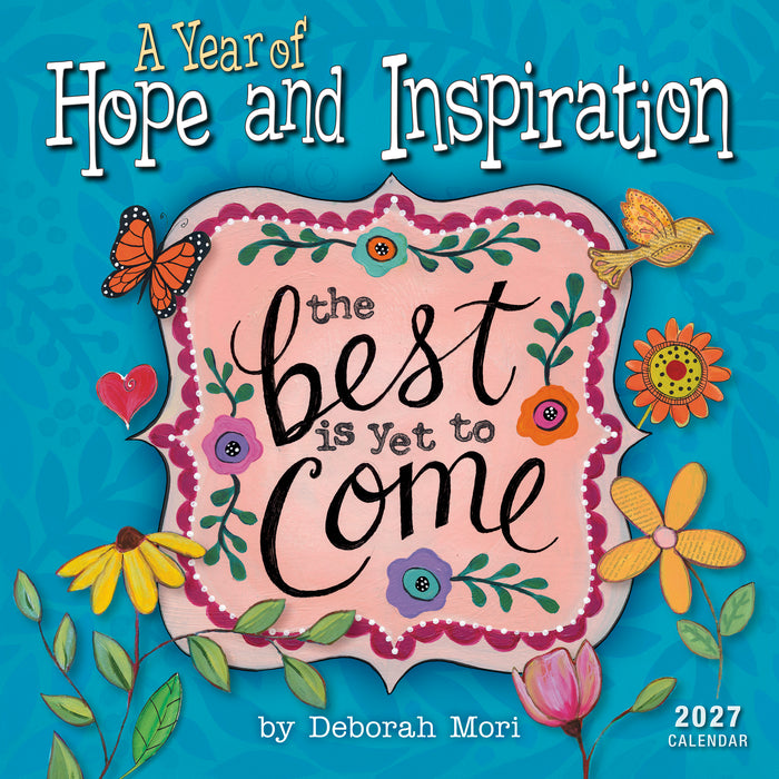 Year of Hope and Inspiration 2027 Square Wall Calendar