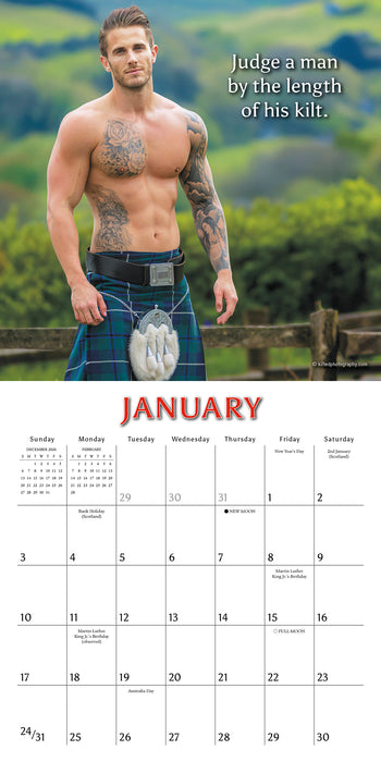 Kilty Pleasures 2027 Mini Wall Calendar
