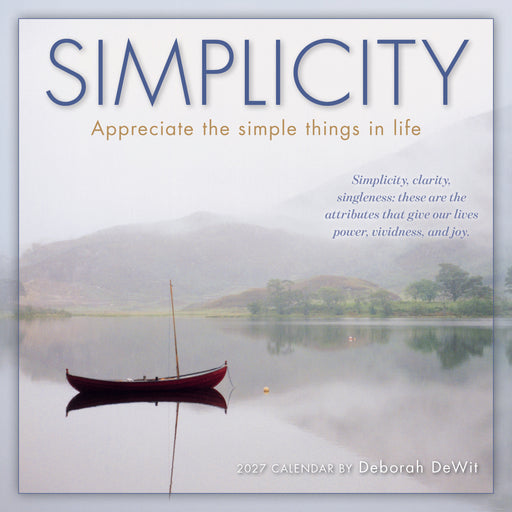 Simplicity 2027 Mini Wall Calendar