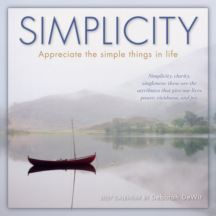 Simplicity 2027 Mini Wall Calendar