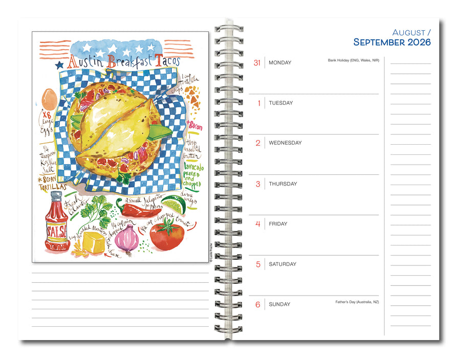 The Classic Art of Cooking 2027 Weekly Diary