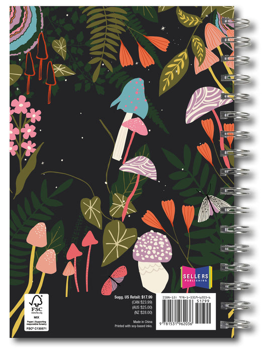 Enchanted Mushroom Garden 2027 Weekly Diary