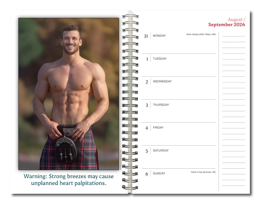 Kilty Pleasures 2027 Weekly Diary (Online Exclusive)