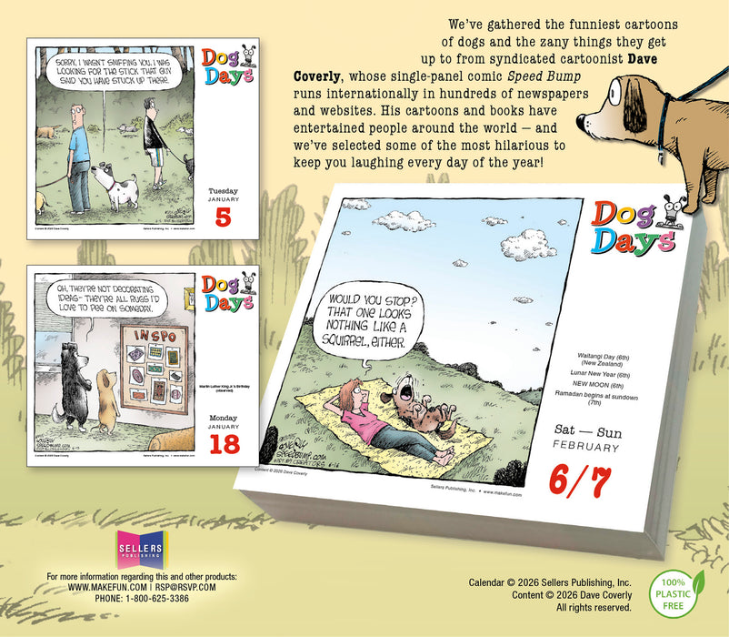Dog Days D Coverly 2027 Page-A-Day Calendar