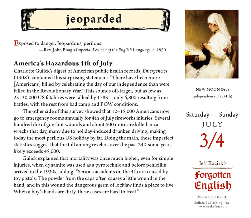 Forgotten English 2027 Page-A-Day Calendar