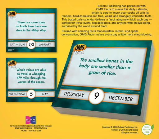 OMG Facts Hard to Believe true 2027 Page-A-Day Calendar