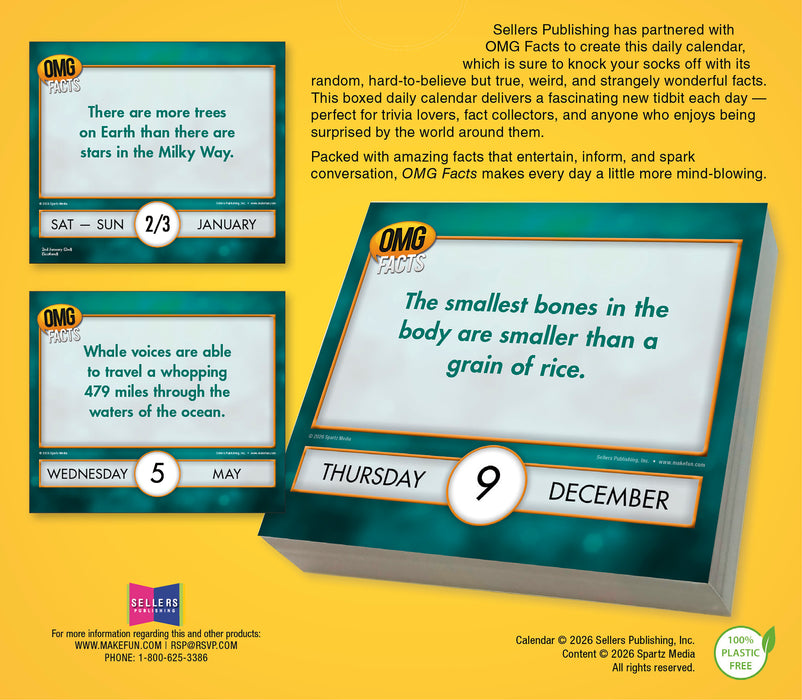 OMG Facts Hard to Believe true 2027 Page-A-Day Calendar
