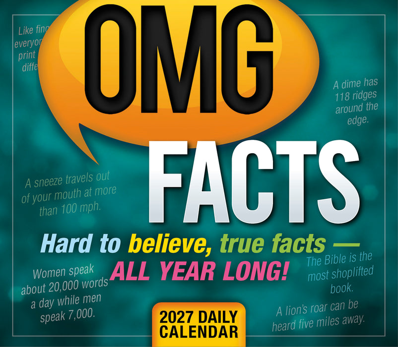 OMG Facts Hard to Believe true 2027 Page-A-Day Calendar
