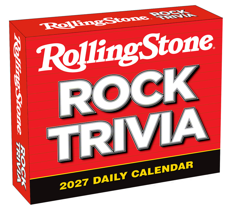 Rolling Stone Rock Trivia 2027 Page-A-Day Calendar