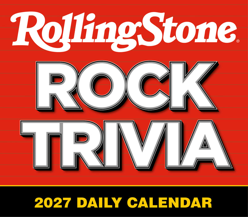 Rolling Stone Rock Trivia 2027 Page-A-Day Calendar