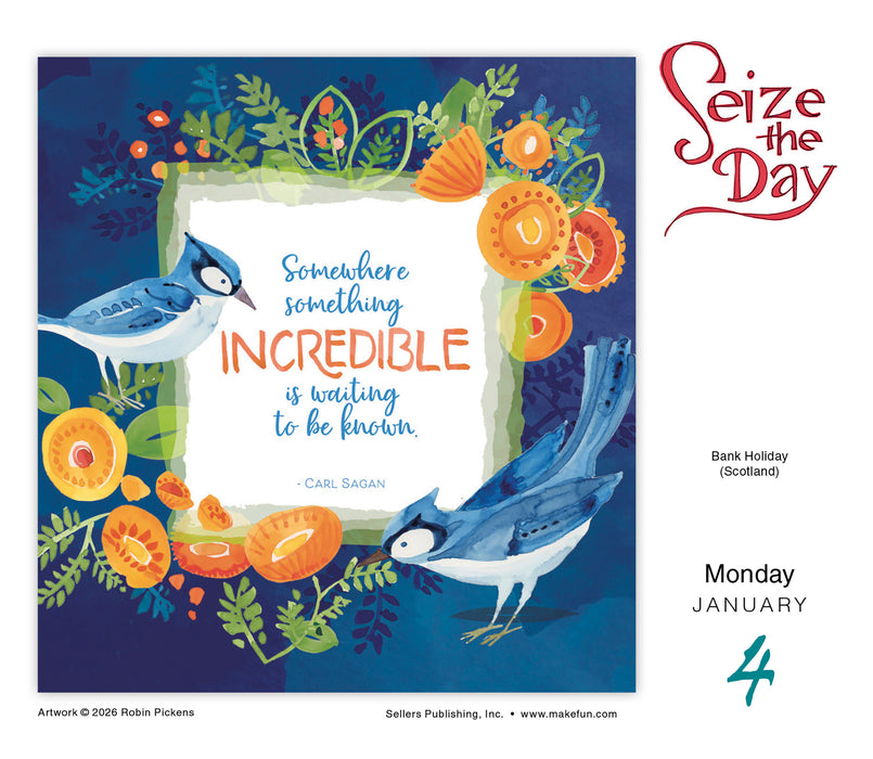 Seize the Day and Make it Your 2027 Page-A-Day Calendar