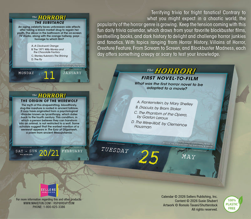 The Horror - Terrifying Trivia 2027 Page-A-Day Calendar