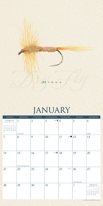 2024 Art of the Fly Wall Calendar — Calendar Club