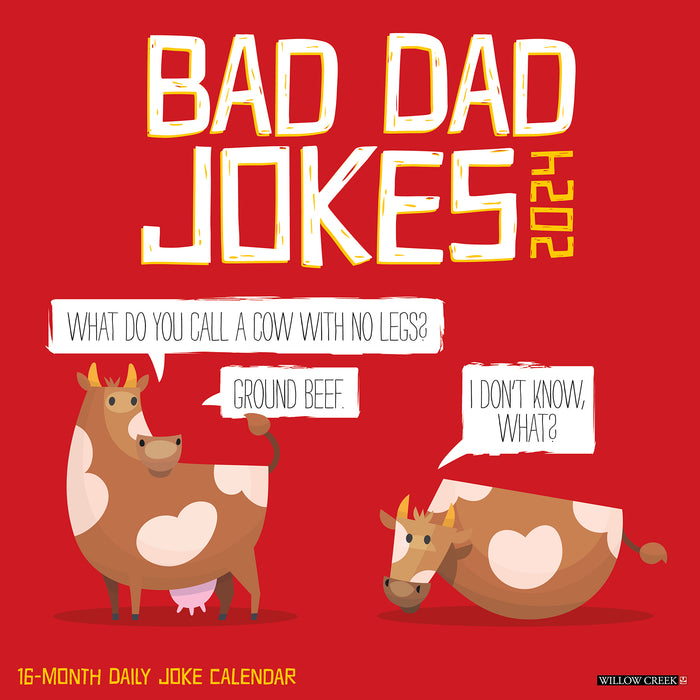 2024 Bad Dad Jokes Wall Calendar