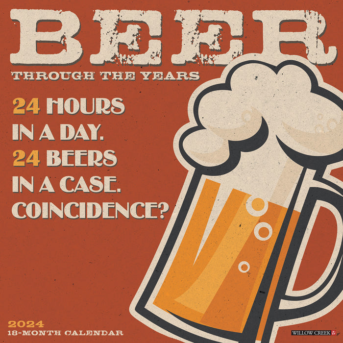 2024 Beer Through the Years Wall Calendar