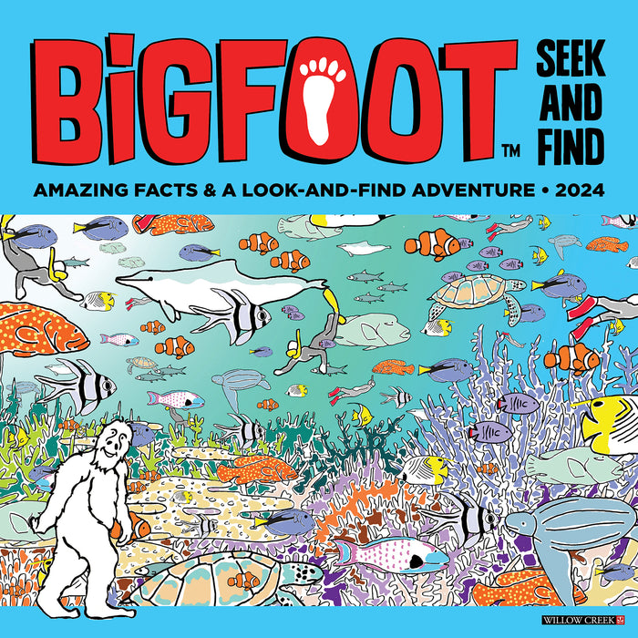 2024 Bigfoot Seek & Find Wall Calendar