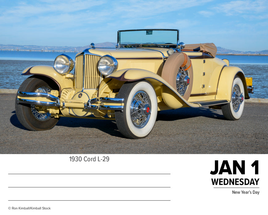 2025 Classic Cars & Trucks Page-A-Day Calendar