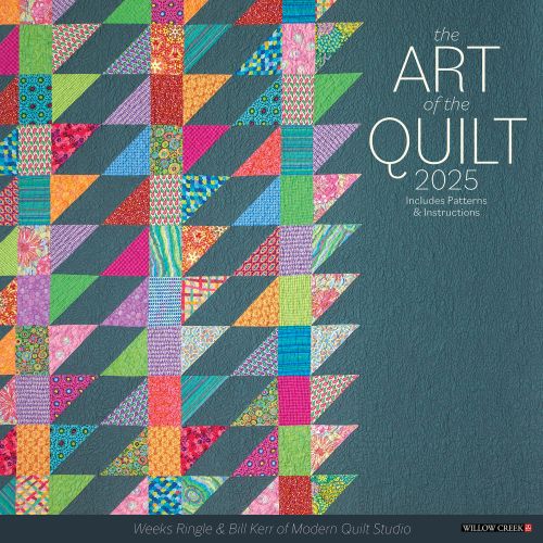 2025 Art of the Quilt Wall Calendar by  Willow Creek Press from Calendar Club