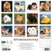2025 Pomeranians Wall Calendar by  Willow Creek Press from Calendar Club