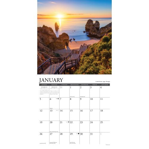 2025 Sunrise Sunset Wall Calendar by  Willow Creek Press from Calendar Club