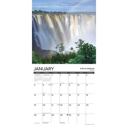 2025 Wonders of the World Wall Calendar by  Willow Creek Press from Calendar Club