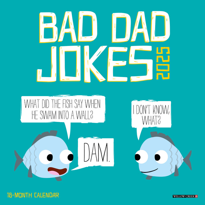2025 Bad Dad Jokes Mini Wall Calendar