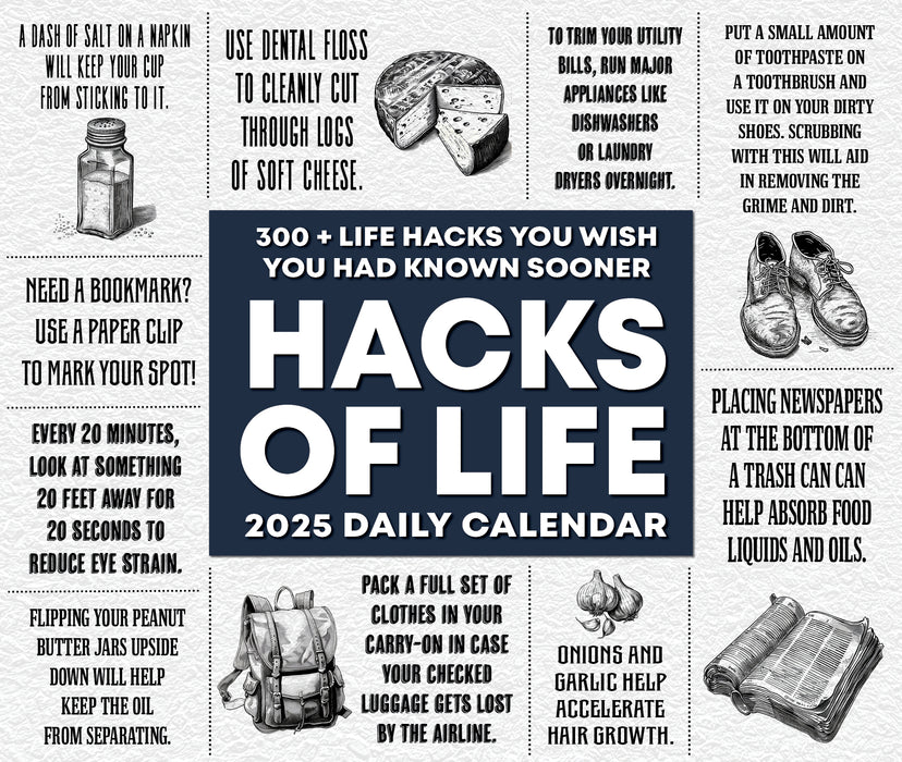 2025 Hacks of Life Page-A-Day Calendar