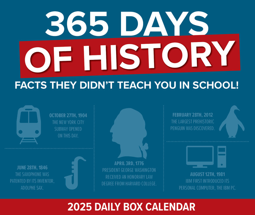 2025 365 Days of History Page-A-Day Calendar