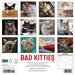 Bad Kitties 2026 Square Wall Calendar