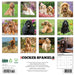 Cocker Spaniels 2026 Square Wall Calendar
