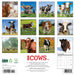 Cows 2026 Square Wall Calendar