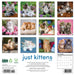 Kittens 2026 Square Wall Calendar