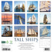 Tall Ships 2026 Square Wall Calendar