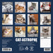 Cat Astrophe 2026 Mini Wall Calendar