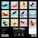 Cow Yoga 2026 Mini Wall Calendar