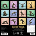 Sloth Yoga 2026 Mini Wall Calendar