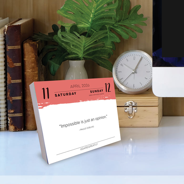 Dare Greatly 2026 Page-A-Day Calendar