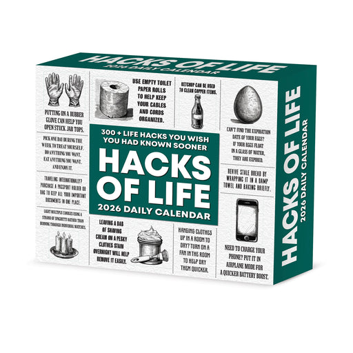 Hacks of Life 2026 Page-A-Day Calendar