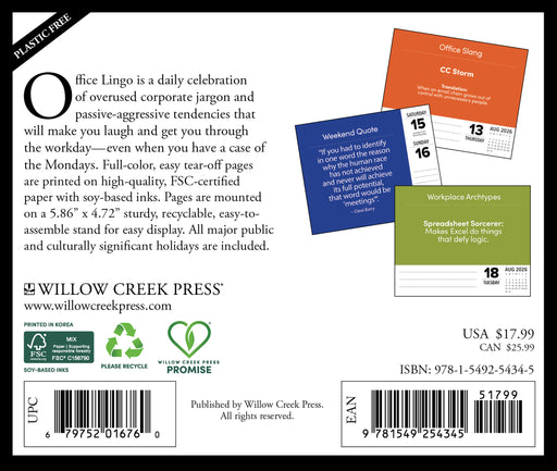 Office Lingo 2026 Page-A-Day Calendar