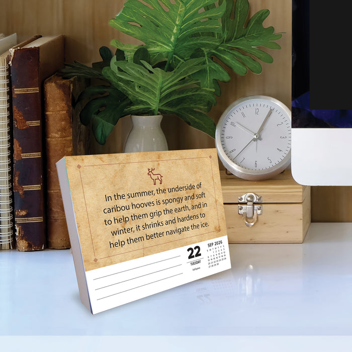 Awesome Animal Facts 2026 Page-A-Day Calendar