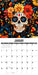 Day of the Dead 2026 Square Wall Calendar